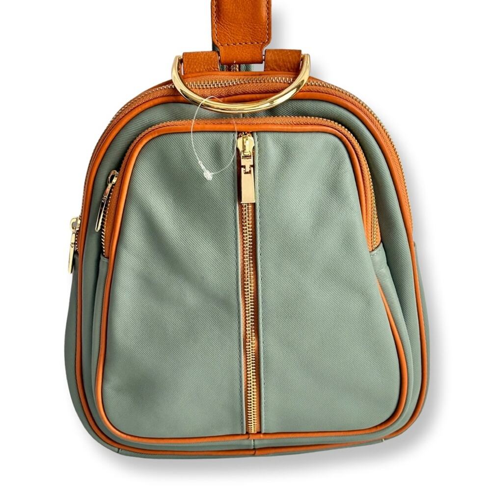 New Valentina Multi Pouch Genuine Leather Bag - Picture 6 of 13